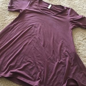 Mauve Lularoe perfect tee